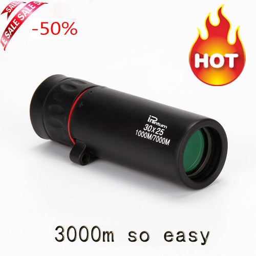 Monocular Telescope binoculars Zooming Focus Green Film Binoculo Optical Hunting High Quality