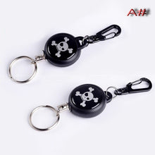 Load image into Gallery viewer, EDC Outdoor Steel Rope Burglar Keychain Tactical Retractable Key Chain Camping Key Ring