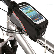 Load image into Gallery viewer, ROSWHEEL BICYCLE BAGS CYCLING BIKE FRAME IPHONE BAGS  HOLDER PANNIER MOBILE PHONE BAG CASE POUCH