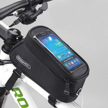 Load image into Gallery viewer, ROSWHEEL BICYCLE BAGS CYCLING BIKE FRAME IPHONE BAGS  HOLDER PANNIER MOBILE PHONE BAG CASE POUCH