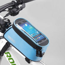 Load image into Gallery viewer, ROSWHEEL BICYCLE BAGS CYCLING BIKE FRAME IPHONE BAGS  HOLDER PANNIER MOBILE PHONE BAG CASE POUCH