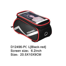 Load image into Gallery viewer, ROSWHEEL BICYCLE BAGS CYCLING BIKE FRAME IPHONE BAGS  HOLDER PANNIER MOBILE PHONE BAG CASE POUCH