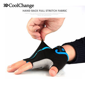 CoolChange Cycling Gloves Half Finger Mens Women's Summer Sports Shockproof Bike Gloves