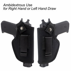 Gun Holster Concealed Carry Holsters Belt Metal Clip For All Sizes Handguns