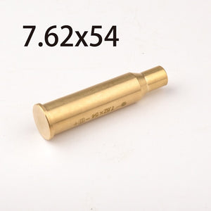 New Red Dot Laser Brass Boresight CAL Cartridge Bore Sighter For Scope Hunting