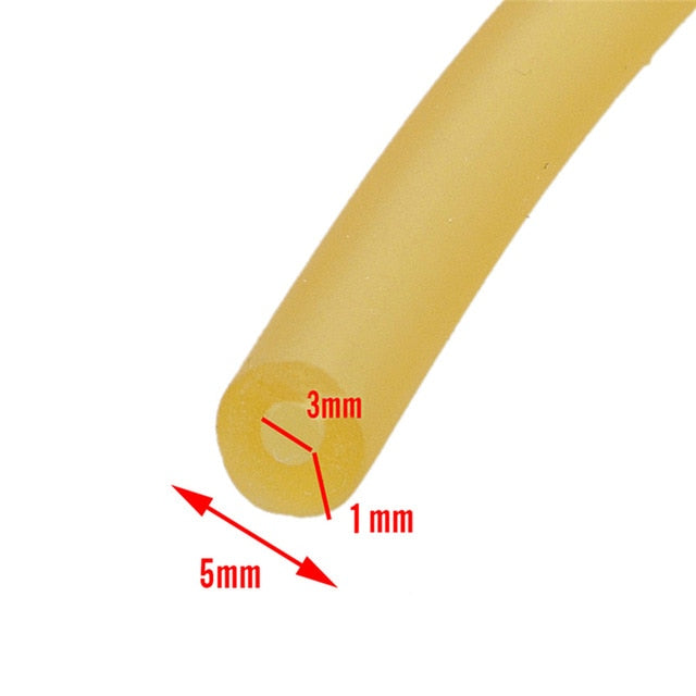 Natural Latex Slingshots Rubber Tube 1M for Outdoor Hunting Shooting High Elastic Tubing Band Tactical Catapult Bow Accessories
