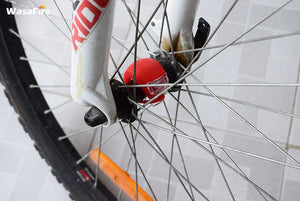 Bicycle Front Light Silicone LED Head Front Rear Wheel Bike Light Waterproof Cycling With Battery Bicycle Accessories Bike Lamp