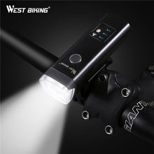 Load image into Gallery viewer, Bike Front Light Induction Bicycle Bright Light USB Charging Flashlight Waterproof