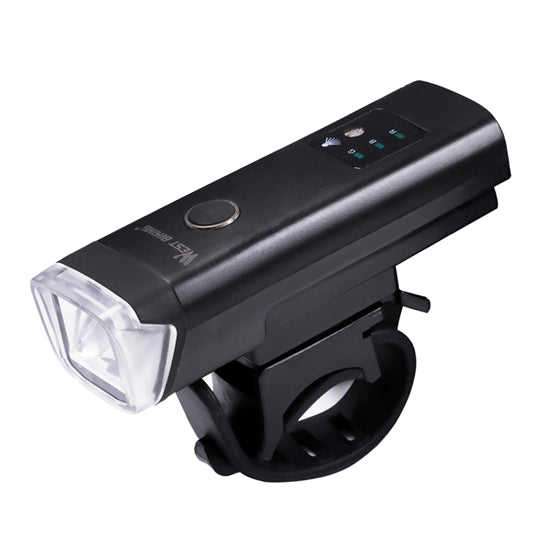 Bike Front Light Induction Bicycle Bright Light USB Charging Flashlight Waterproof
