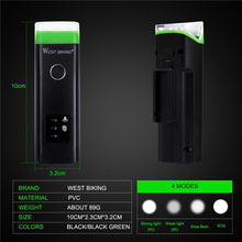 Load image into Gallery viewer, Bike Front Light Induction Bicycle Bright Light USB Charging Flashlight Waterproof