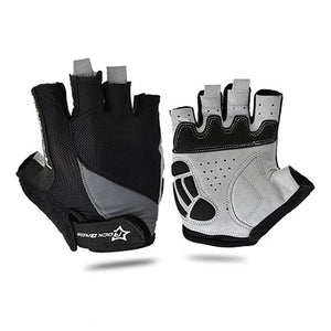 Cycling Anti-slip Anti-sweat Men Women Half Finger Gloves Breathable Anti-shock Sports Gloves