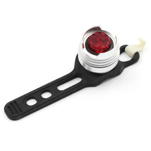 Load image into Gallery viewer, Aluminum Bicycle Cycling Front Rear Tail Helmet Red White LED Flash Lights Safety Warning Lamp Cycling Caution Light Waterproof