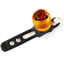 Load image into Gallery viewer, Aluminum Bicycle Cycling Front Rear Tail Helmet Red White LED Flash Lights Safety Warning Lamp Cycling Caution Light Waterproof