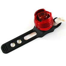 Load image into Gallery viewer, Aluminum Bicycle Cycling Front Rear Tail Helmet Red White LED Flash Lights Safety Warning Lamp Cycling Caution Light Waterproof