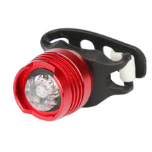 Load image into Gallery viewer, Aluminum Bicycle Cycling Front Rear Tail Helmet Red White LED Flash Lights Safety Warning Lamp Cycling Caution Light Waterproof