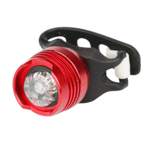 Aluminum Bicycle Cycling Front Rear Tail Helmet Red White LED Flash Lights Safety Warning Lamp Cycling Caution Light Waterproof