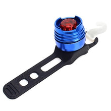 Load image into Gallery viewer, Aluminum Bicycle Cycling Front Rear Tail Helmet Red White LED Flash Lights Safety Warning Lamp Cycling Caution Light Waterproof