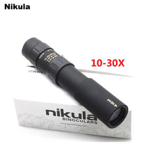 Load image into Gallery viewer, Original binoculars Nikula 10-30x25 Zoom Monocular high quality Telescope Pocket Binoculo Hunting Optical Prism Scope no tripod