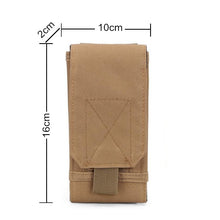 Load image into Gallery viewer, Outdoor Camouflage Bag Tactical Army Phone Holder Sport Waist Belt Case Waterproof Nylon