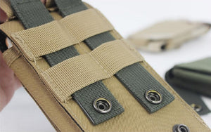 Outdoor Camouflage Bag Tactical Army Phone Holder Sport Waist Belt Case Waterproof Nylon
