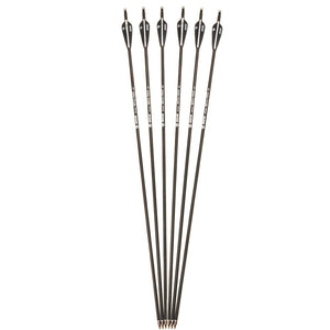Carbon Arrow with Black and White Color for Recurve/Compound Bows Archery Hunting 6/12/24pcs/lot 28/30/32 inches Spine 500