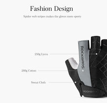 Load image into Gallery viewer, Cycling Anti-slip Anti-sweat Men Women Half Finger Gloves Breathable Anti-shock Sports Gloves