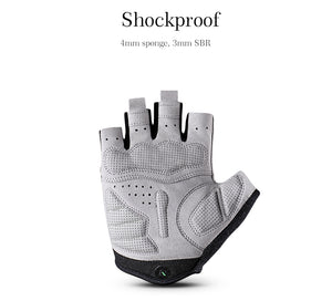 Cycling Anti-slip Anti-sweat Men Women Half Finger Gloves Breathable Anti-shock Sports Gloves