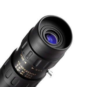 Original binoculars Nikula 10-30x25 Zoom Monocular high quality Telescope Pocket Binoculo Hunting Optical Prism Scope no tripod