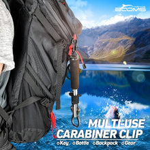 Load image into Gallery viewer, Booms Fishing CC1 6Pcs Aluminum Alloy Carabiner Keychain Outdoor Camping Climbing