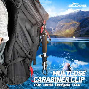Booms Fishing CC1 6Pcs Aluminum Alloy Carabiner Keychain Outdoor Camping Climbing