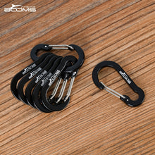 Load image into Gallery viewer, Booms Fishing CC1 6Pcs Aluminum Alloy Carabiner Keychain Outdoor Camping Climbing
