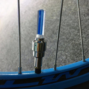 LED Bicycle Lights Wheel Tire Valve Caps Bike 1PCS
