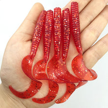 Load image into Gallery viewer, Wobbler Jigging curly tail Fishing Lure Soft Worm Shrimp silicone bait 8cm 4.3g
