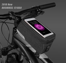 Load image into Gallery viewer, ROSWHEEL BICYCLE BAGS CYCLING BIKE FRAME IPHONE BAGS  HOLDER PANNIER MOBILE PHONE BAG CASE POUCH