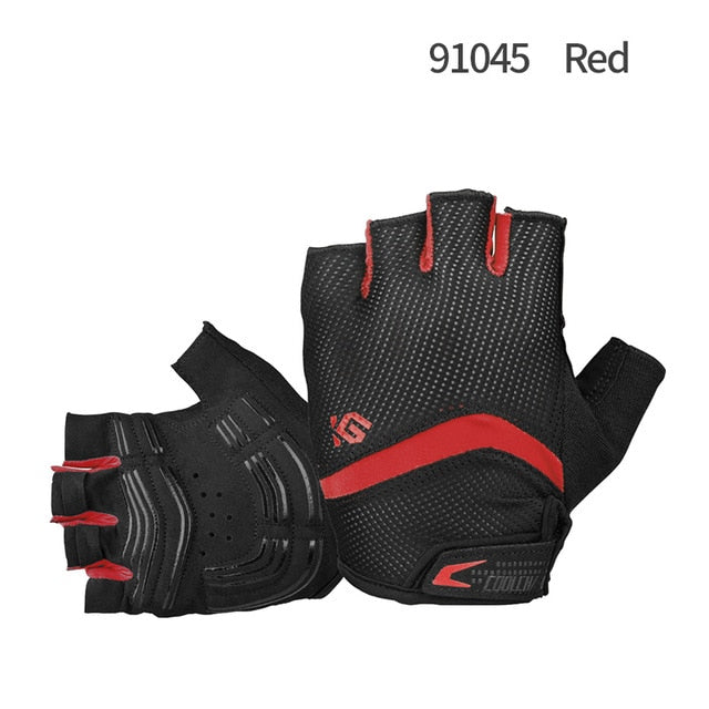 CoolChange Cycling Gloves Half Finger Mens Women's Summer Sports Shockproof Bike Gloves