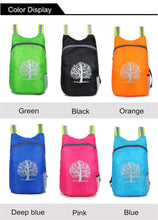 Load image into Gallery viewer, Unisex Folding Backpack Hiking Camping Bag Ultra Light Outdoor Sport Backpack Waterproof