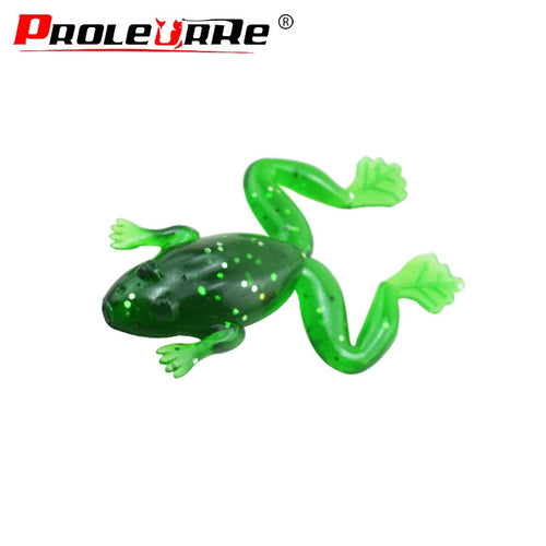 Frog Soft Lure Fishing Lure Sea Lure Silica gel - Artificial Trout Pike Bass 1Pcs