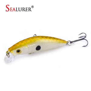 Fishing Lure Minnow Crankbait Hard Bait Tight Wobble 1PCS