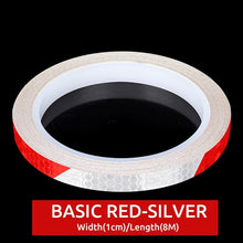 Load image into Gallery viewer, Bike Stickers Decals Reflective Stickers Strip Bicycle Reflective Tape Sticker