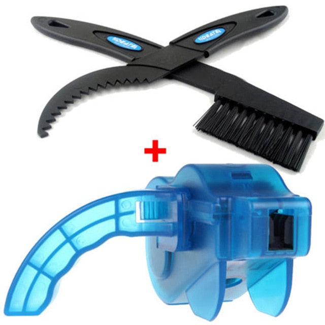 Bicycle Chain Cleaner Scrubber Brushes Mountain Bike Wash Tool Set Cycling Cleaning Kit Bicycle Repair Tools Bicycle Accessories