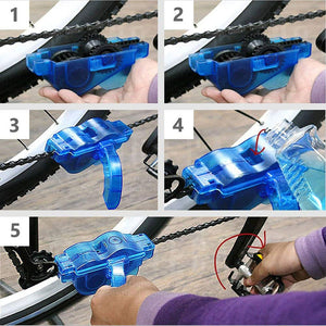 Bicycle Chain Cleaner Scrubber Brushes Mountain Bike Wash Tool Set Cycling Cleaning Kit Bicycle Repair Tools Bicycle Accessories