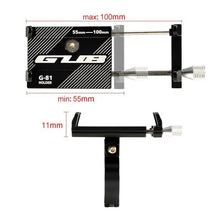 Load image into Gallery viewer, Aluminum Bicycle Phone Holder For 3.5-6.2 inch Smartphone Adjustable