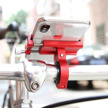 Load image into Gallery viewer, Aluminum Bicycle Phone Holder For 3.5-6.2 inch Smartphone Adjustable