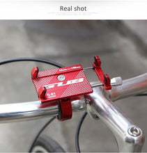 Load image into Gallery viewer, Aluminum Bicycle Phone Holder For 3.5-6.2 inch Smartphone Adjustable