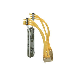 Load image into Gallery viewer, Professional Slingshot Sling shot Aluminium Alloy Slingshot Catapult Camouflage Bow Un-hurtable Outdoor Game Playing Tools