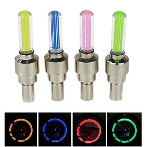 Bike light with no battery mountain road bike  bicycle lights LEDS Tire Valve Caps Wheel spokes LED Light