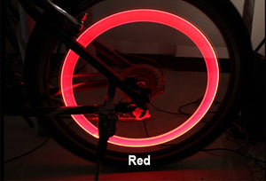 Bike light with no battery mountain road bike  bicycle lights LEDS Tire Valve Caps Wheel spokes LED Light