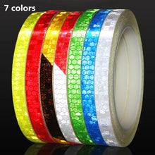 Load image into Gallery viewer, Reflective Tape Fluorescent MTB Bike Bicycle Cycling MTB Reflective Stickers Adhesive Tape Bike Stickers Bicycle Accessories