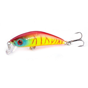 Fishing Lure Minnow Crankbait Hard Bait Tight Wobble 1PCS