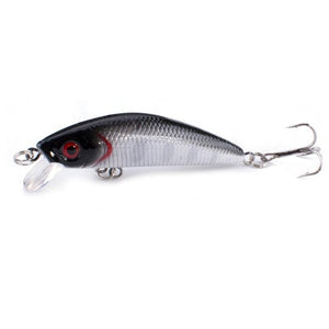 Fishing Lure Minnow Crankbait Hard Bait Tight Wobble 1PCS